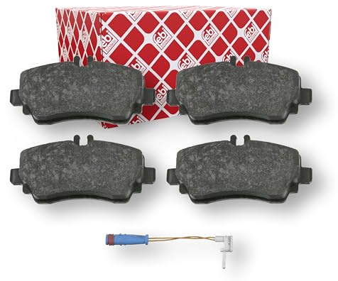 febi bilstein 16439 Bremsbelagsatz mit Befestigungsmaterial, 1 Stück | Kompatibel mit: MERCEDES-BENZ A-CLASS, VANEO