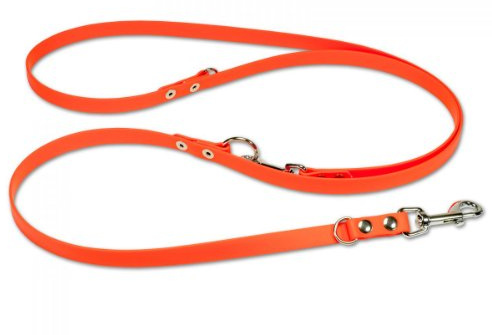 Mystique Biothane verstellbare Hundeleine orange Größe: 19 mm x 200 cm