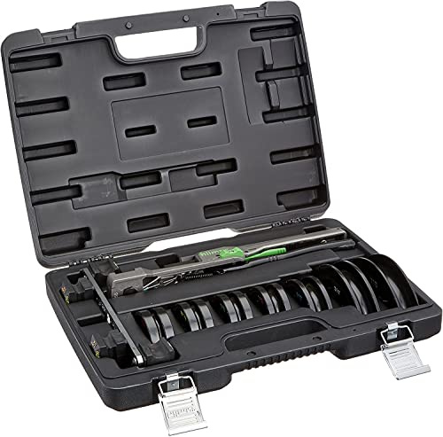 Hilmor 1839032 CBK Compact Tubing Bender Kit, 1/4 to 7/8, HVAC Tools and Equipment for Copper, Steel, Aluminum, Brass Tube and Pipe Bending, Black