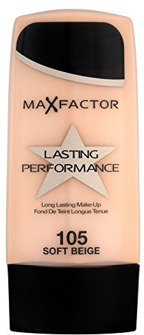3 x Max Factor Lasting Performance Touch Proof Foundation 35ml - 105 Soft Beige