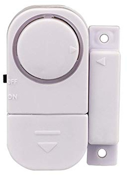 Tür- Fenster- oder Vitrinenalarm mit schrillen 90 dB lauten Alarm zum Schutz vor Dieben und Einbrechern, ohne verkabeln, 4 Stück von Kobert-Goods