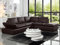 Kauf-Unique Ecksofa Leder - Ecke Rechts - Braun - Onyx II