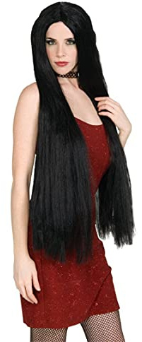 Rubie's 50705 Rubie's Official Halloween Witch Wig Black Adult One Size One Size