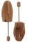 Bama Herren Aromatisk cedertræ skospænder Schuhspanner, Beige Farblos, 46-47 EU