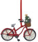 Kurt Adler Red Bicycle with Basket Christmas Tree Ornament Decoration Bike C7247 New