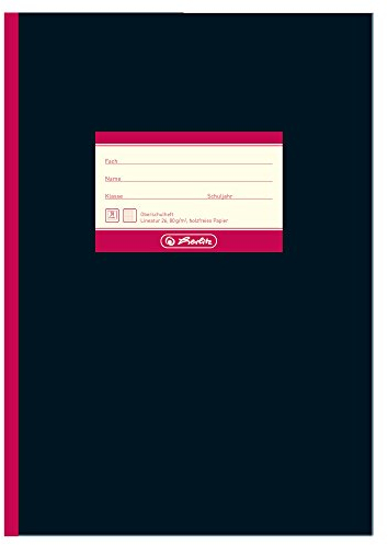 Herlitz 11338209 Oberschulheft A4, kariert mit Rand, 20 Blatt, 10 Stück