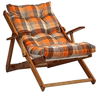 TECNOWEB Cuscino imbottito per poltrona sdraio relax (115x55x21cm) - 100% Made in Italy - Ricambio ideale per interni ed esterni (giardini, cortili, terrazzi) - Disponibili diversi colori
