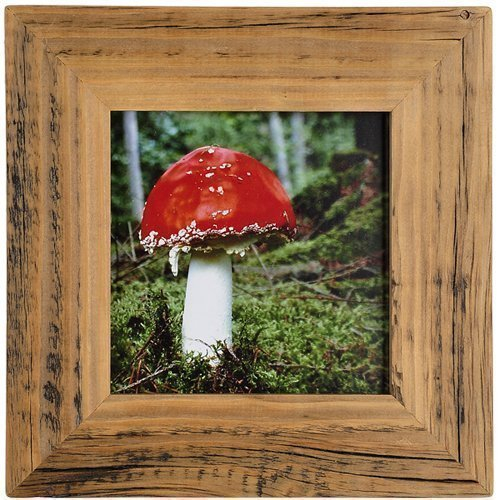 Mein Landhaus Bilderrahmen aus echtem Alt-Holz Stil vintage, rustikal - handgefertigte Unikate in dunkel-braun 13X18