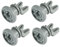 Beko Dishwasher Top Rack Wheels - Set of 4
