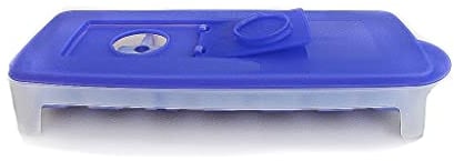 TUPPERWARE Gefrier-Behälter Eiswürfler lila-weiß G29 Eiswürfelwunder