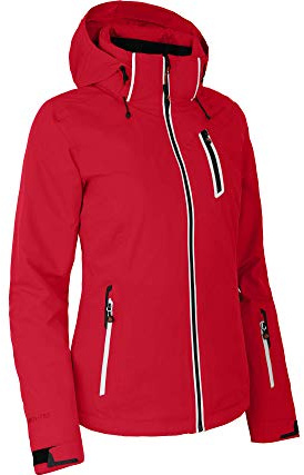 Bergson Nice | Damen Skijacke, wattiert, 20000 mm Wassersäule, Chinese red [104], 42 - Damen