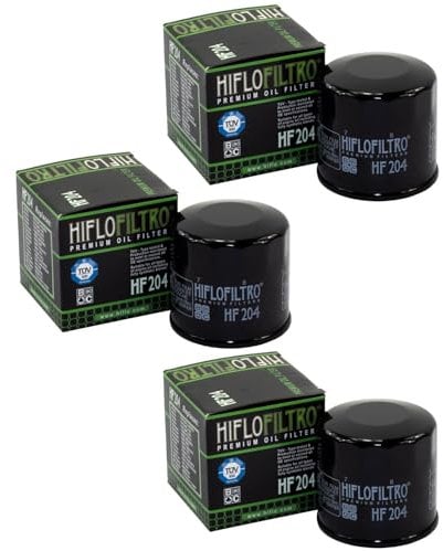 Ölfilter Set 3 Stück Hiflo HF204 für Arctic Cat Kawasa ki