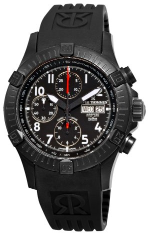 Revue Thommen Herren-Armbanduhr 16071-6874 Airspeed XLarge Pioneer Analoganzeige Schweizer Automatik Braun, braun, Riemen