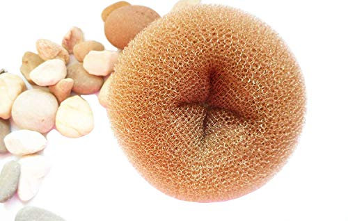 C.X.Z?Hair Styling Tool Hair Bun Ring Donut Extra- Large 10cm 1pc (Light Coffee) by C.X.Z