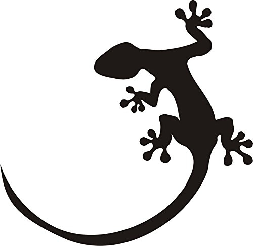 Plott Aufkleber Gecko Salamander Reptil Sticker Static Stance Tuning NEU