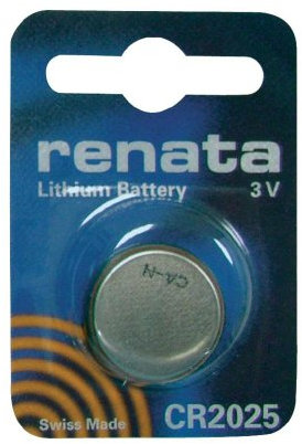 Renata KNOPFZELLE Lithium CR 2025