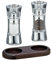 Zassenhaus Set Salzmühle & Pfeffermühle Aachen Acryl mit Untersetzer (14 cm)