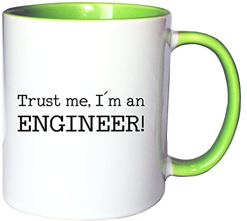 Mister Merchandise Tazzine da caffè Coffee Trust Me, I´m an Engineer! Ingenieur Tazze Grandi Tazza Teiere Molti Colori