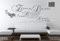 timalo® Wandtattoo Wohnzimmer Wandtatoo Aufkleber Spruch Wandspruch - Zuhause ist wo die Liebe wohnt - 1pt2-pk29 (groß 160x58 cm)
