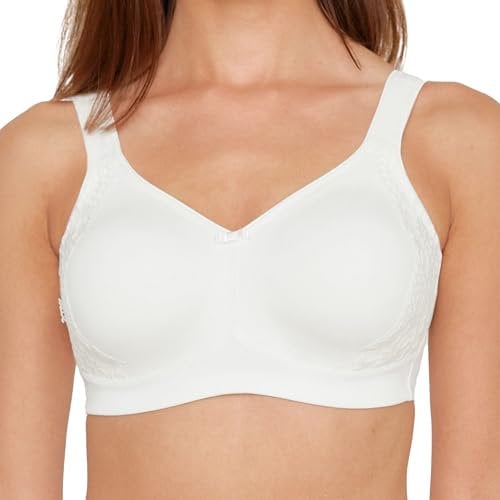 Susa Damen Minimizer-Beha Voor Dames, Zonder BEUgel, 8014 Minimizer Bh, Elfenbein (Champagner 002), 100C