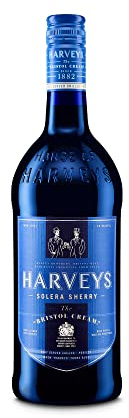 Harveys Bristol Cream Sherry 1 Litre | Best Served Chilled | Full-bodied, Rich, Mellow, Long Lasting 17.5% vol Sherry