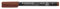 STAEDTLER permanent Marker Lumocolor, braun, F-Spitze Linienbreite ca. 0,6 mm, wisch- und wasserfest, Made in Germany, lange Lebensdauer, 10 braune Universalstifte im Kartonetui, 318-7