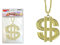PARTY DISCOUNT ® Rapperkette/Dollar Symbol an Kette, gold