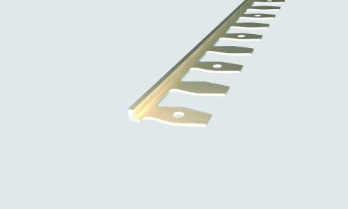 Biegbares Abschlussprofil für Beläge 3,0mm - 250cm in versch. Farben
