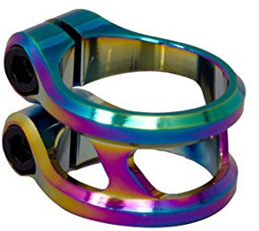 Ethic DTC – Freestyle Scooter Clamp Collar 34.9 mm Sylphe Rainbow – Size: One Size, Rainbow