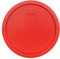 Pyrex 7403-pc 10 Becher Poppy rot rund Kunststoff-Deckel
