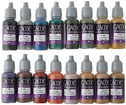 Vallejo, Acryl, (Game Color Extra blickdicht Malerei Set (16 Stück)