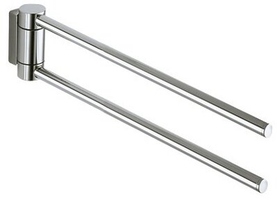 Keuco 14919170000 Plan Handtuchhalter, aluminium silber-eloxiert / chrom