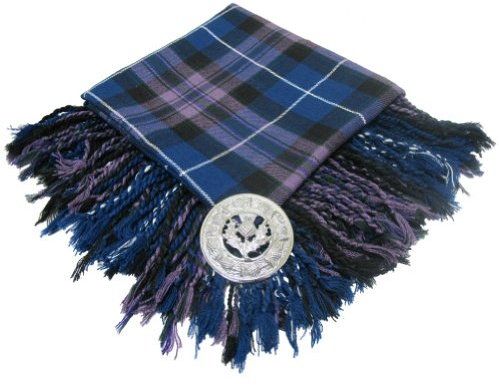 Tartanista - Herren Fly Plaids für Kilt - mit Brosche - Honour of Scotland