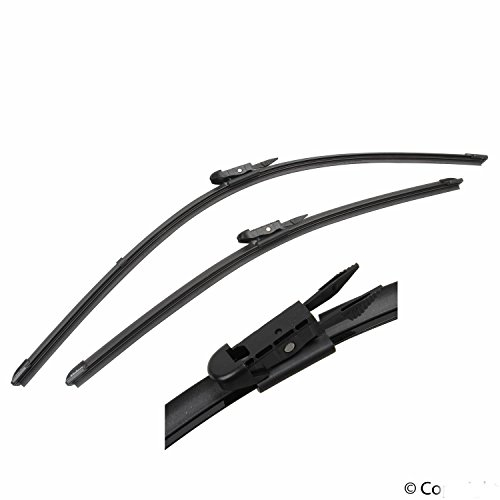 VALEO Silencio Wischer - VF370 - Leistungsstarke, hervorragende Sicht auf der Straße, einfache Montage - originale Flachblätter 600mm/475mm - Vorne - Set mit 2 Wischerblättern - 574470