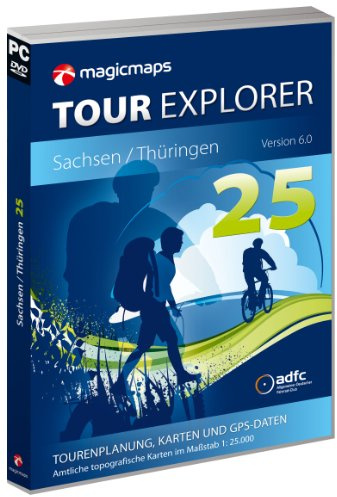MagicMaps Routenplanungsoftware DVD Tour Explorer 25 Th V6.0 Thüringen, FA003560029