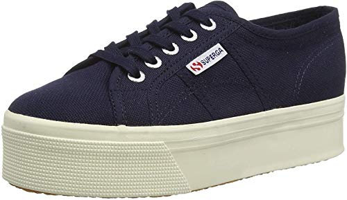 Superga 2790 Acotw Linea Up and Down, Zapatillas Mujer, Azul (933 Navy), 39.5 EU