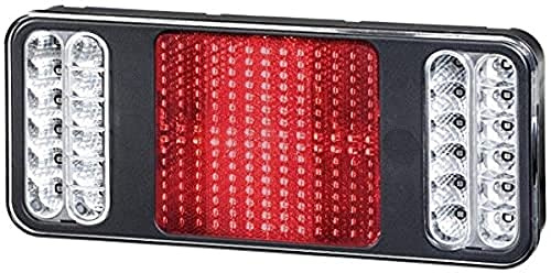 HELLA 2VP 345 900-201 Rearlight - Coluna - LED - 24V - mounting/Bolted - Lens Colour: Crystal clear - LED colour: Red/White/Yellow - Cable: 500mm - left/right - Quantity: 1