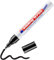 edding 8750 Industrie Lackmarker - schwarz - 1 Stift - Rundspitze 2-4 mm - Lackstift zum Beschriften von staubigen, leicht öligen Oberflächen, Reifen, Metall, Glas und Holz - permanent, wasserfest