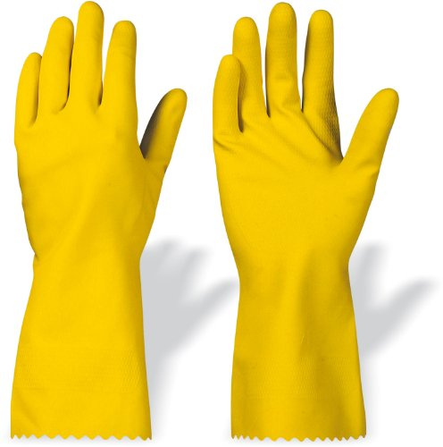 Latex-Haushaltshandschuhe GRANBY - EN 388 / EN 374 / Cat. 3 - gelb - Gr. 10