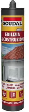 Soudal-Silicone Neutro Soudal Grigio
