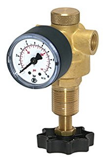 RIEGLER 101307-484.25 B Druckregler für Wasser, inkl. Manometer, G 1/4, 0,5-6 bar, 1Stk