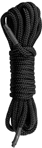 Teazers Fetish Collection - Bondageseil von Hanf - 10 Meter Lang - Schwarzer Bondageseil - Für eine perfekte BDSM-Erfahrung