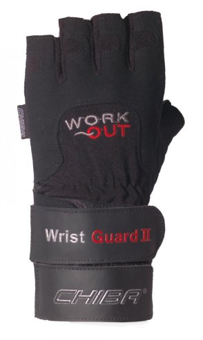 Chiba Herren Handschuh Wristguard II, Schwarz, XS, 40122
