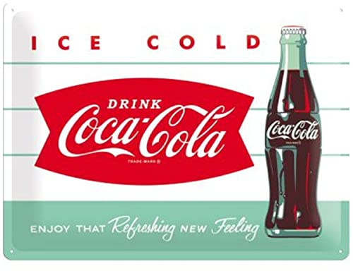 Nostalgic-Art 23191 Coca-Cola - Diner Bottle, Blechschild 30x40 cm