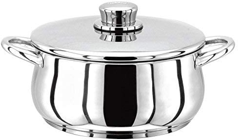 Stellar 1000 Stainless Steel Casserole Pan and Lid (24CM)