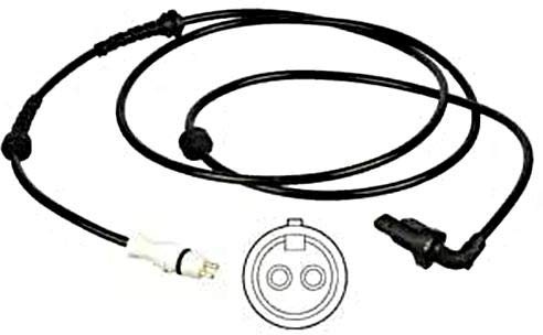 DELPHI ABS-Sensor SS20347 Sensorart: aktiver Sensor Anzahl der Steckkontakte: 2 1582mm Kompatibel mit RENAULT Clio 2 BB0/1/2, CB0/1/2 Clio 4 Kasten Clio 2 Kasten SB0/1/2 Thalia 1 LB Thalia 2 LU1/2