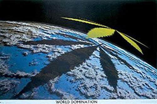 empireposter Dope - World Domination - Fun-Poster Haschisch Cannabis Hanf Gras Marijuana - Grösse 91,5x61 cm