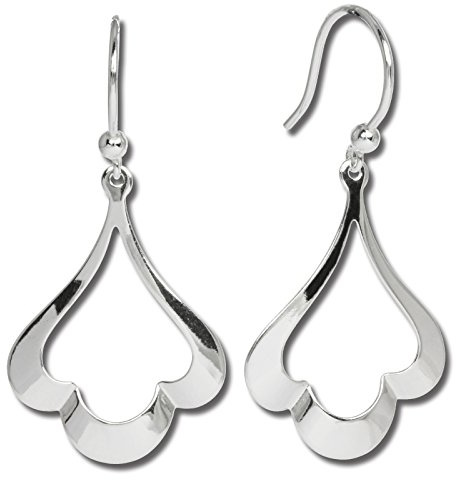 SilberDream Ohrringe für Damen 925 Silber Ohrhänger Ginkgo Blatt SDO550 Silber Ohrhänger
