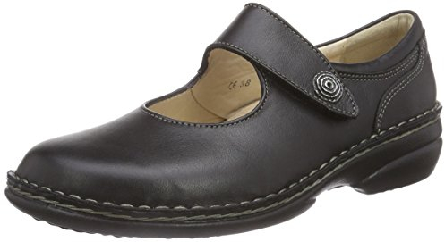 Finn Comfort Laval, Damen Mary Jane Schuhe, Schwarz (Schwarz), 38 EU