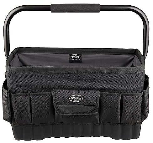 Bucket Boss - Pro Tool Tote 18, Tool Bags - Professional Series (74018), Black, 18